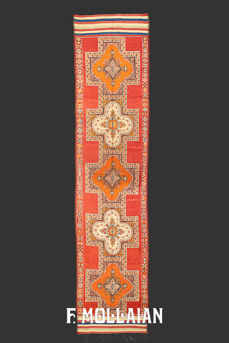 Red Field Rabbat-Marakesh Very long Gallery Size Rug n°:76602913